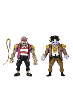 Turtles In Time Pirate Bebop & Rocksteady 7in Action Figure 2pk