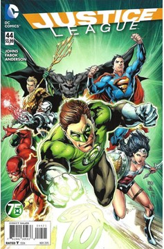Justice League #44 Green Lantern 75 Variant Edition (2011)