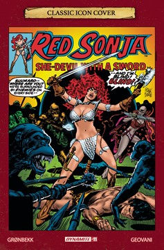 Red Sonja 2023 #11 Cover G 1 for 10 Incentive Thorne Icon