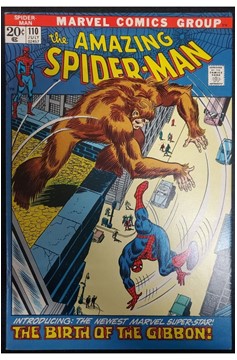 Amazing Spider-Man #110 1st App And Origin of Gibbon 1972 Marvel Fn/Vf (Online)