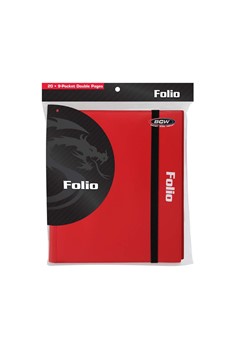 BCW Supplies: Pro-Folio - 9-Pocket Red