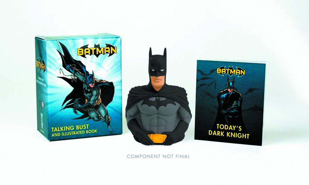 Batman Talking Bust & Illustrated Book Kit