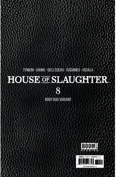 House of Slaughter #8 Cover C Bodybag Variant Burnham
