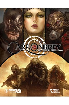 Carbon Grey RPG Core Rulebook Hardcover (Mature)