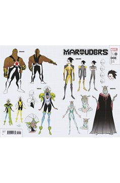 Marauders #8 1 for 10 Incentive Carlini New Character Wraparound Design Variant (2022)