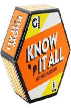 Hexagon Shaped Know It All Card Game