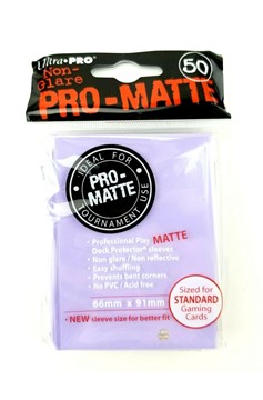 Ultra Pro Deck Protector Sleeves - Pro Matte Lilac Standard 50ct