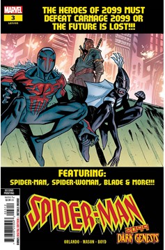 Spider-Man 2099 Dark Genesis #3 2nd Printing Mason Variant (Of 5)