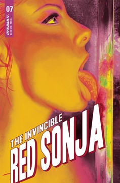 Invincible Red Sonja #7 Cover S Last Call Bonus Cohen Ultraviolet