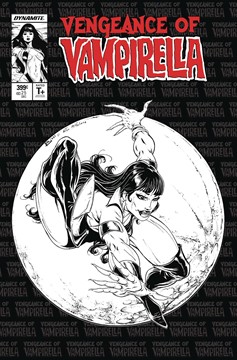 Vengeance of Vampirella #25 Cover N 11 Copy Last Call Incentive McFarlane Homage Line Art