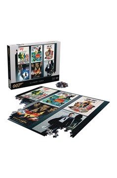 007 James Bond All Six Bonds In One 1000 Piece Puzzle