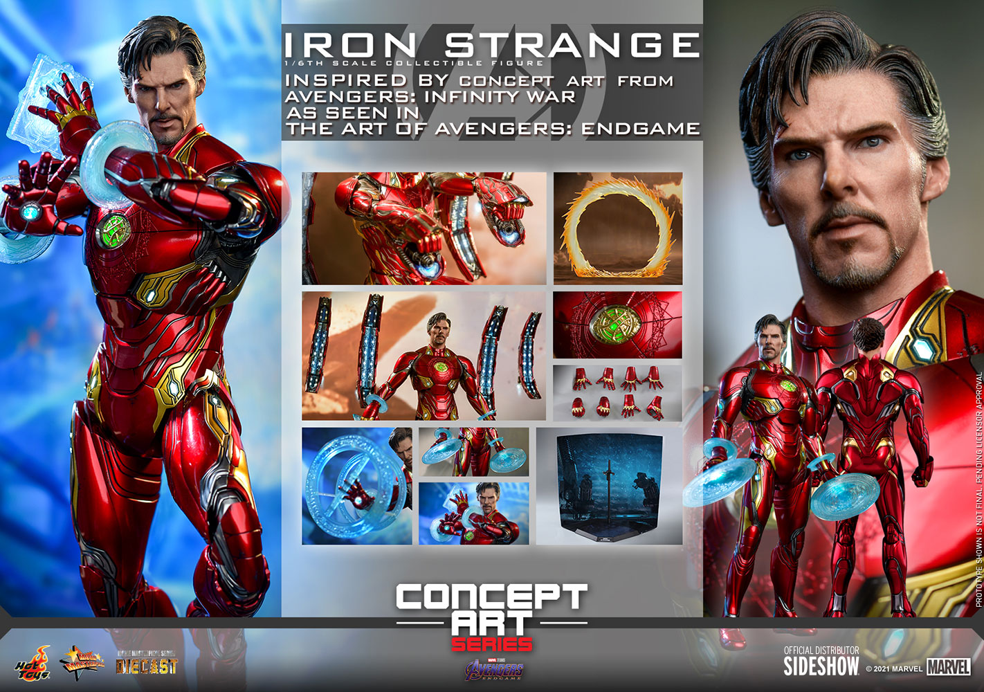 Iron Strange Concept Series Sixth Scale Figure By Hot Toys