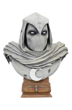 Marvel Legends In 3d Comic Moon Knight 1/2 Scale Bust