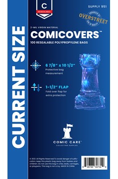 Comicare Resealable Current PP Bags (Order In 100)