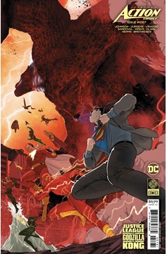 Action Comics #1057 Cover F Mikel Janin Justice League Vs Godzilla Vs Kong Card Stock Variant
