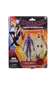 Spider-Man Across The Spider-Verse Marvel Legends Miles G Morales 6-Inch Action Figure