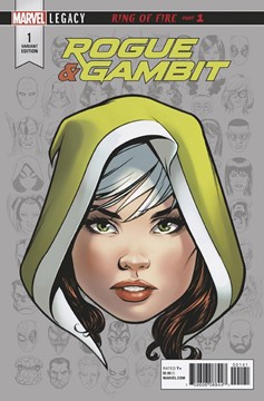 Rogue & Gambit #1 Mckone Legacy Headshot Variant Leg (Of 5)