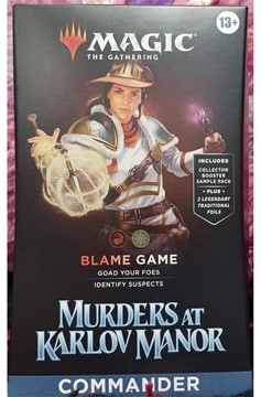 Magic The Gathering Tcg: Murders At Karlov Manor Commander Deck - Blame Game [R,W]