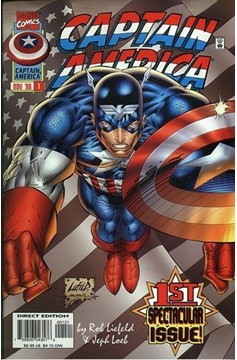 Captain America #1 [Variant Edition]-Near Mint (9.2 - 9.8) [1St App. of Rikki Barnes - "Bucky"]