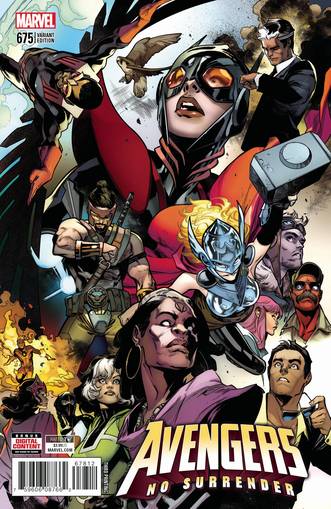 Avengers #675 3rd Printing Larraz Variant (2017)
