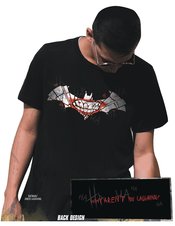 Batman/joker Laughing Symbol T-Shirt Large