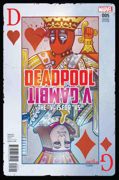 Deadpool V Gambit #5 (Koblish Variant) (2016)
