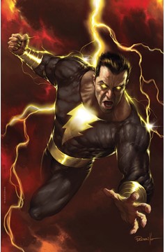 Black Adam #1 Cover H 1 for 100 Incentive Lucio Parrillo Card Stock Foil Variant