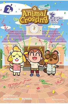 Animal Crossing New Horizons Manga Volume 2 Deserted Island Diary (2024 Printing)