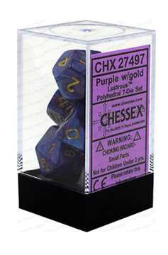 DICE 7-set: CHX27497 Lustrous Purple Gold (7)
