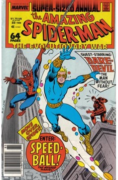 The Amazing Spider-Man Annual #22 [Newsstand]-Fine (5.5 – 7) [1St App. of Speedball]