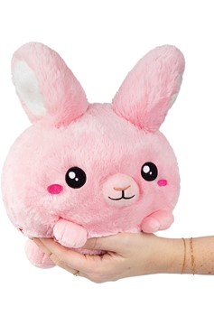 Mini Squishable Fluffy Bunny - Pink (7")