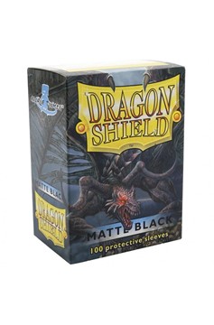 Dragon Shield Sleeves: Matte Black (Box of 100)