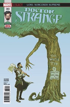 Doctor Strange #383 2nd Printing Del Mundo Variant Leg (2017)