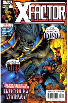 X-Factor #149 [Direct Edition]-Very Fine (7.5 – 9)[X-Factor Disbands]