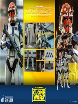 Captain Vaughn Sixth Scale Collectible Figure - Star Wars The Clone Wars (Hot Toys)