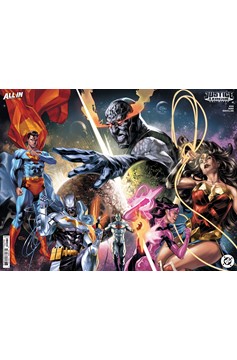 Justice League Unlimited #1 Cover J 1 for 50 Incentive Edwin Galmon Wraparound Card Stock Variant