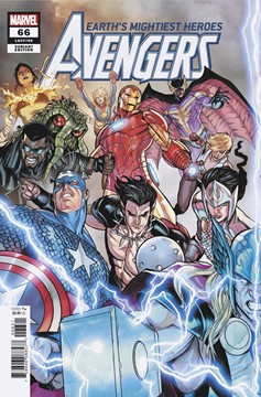 Avengers #66 Past Future Avengers Assemble Connect Variant (2018)