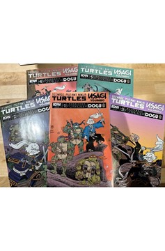 Teenage Mutant Ninja Turtles X Usagi Yojimbo Wherewhen #1 - #5 A Cov Only