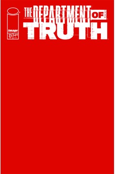 Department of Truth #25 Cover B Blank Sketch Variant