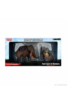 Dungeons & Dragons Icons Realms Minis Snowbound Frost Giant & Mammoth Set