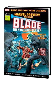 Blade The Early Years Omnibus Hardcover Morrow Cover (Direct Market Variant)