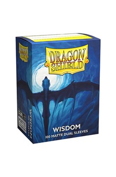 Dragon Shield Standard Sleeves Matte Dual - Wisdom (100) (Blue)
