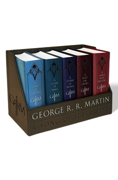 George R. R. Martin's A Game of Thrones Leather-Cloth Boxed Set (Song of Ice And Fire Series)