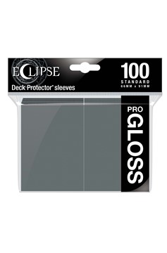 Ultra Pro: Eclipse Sleeves Gloss Smoke Grey Standard (100Ct)