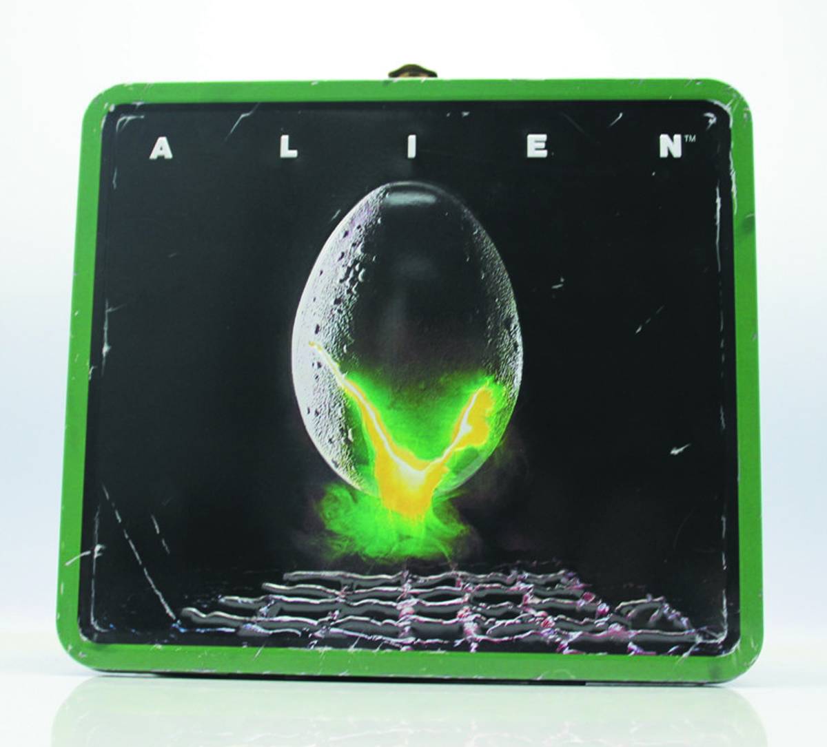 Alien Egg Distressed Lunch Box W/thermos
