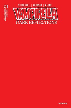 Vampirella Dark Reflections #1 Cover Y Last Call Red Blank