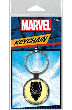 Black Panther Head Keychain