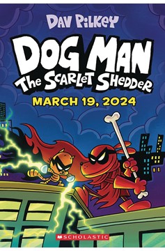 Dog Man Hardcover Graphic Novel Volume 12 Scarlet Shedder