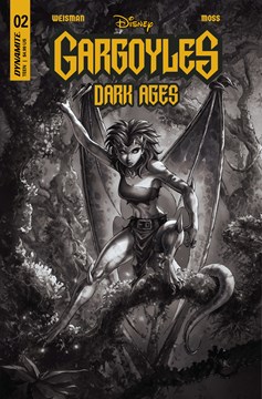 Gargoyles Dark Ages #2 Cover I 1 for 15 Incentive Quah Black & White