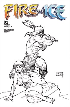 Fire And Ice #1 Cover H 1 for 15 Incentive Linsner Line Art